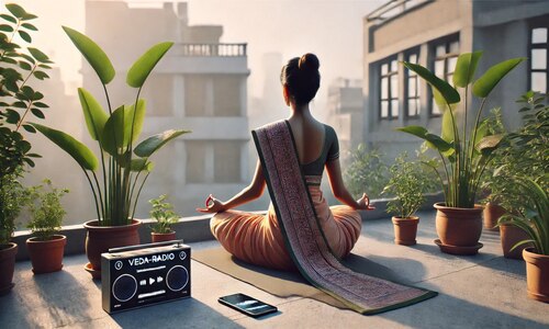 Утренняя йога вместе с «Веда-радио»